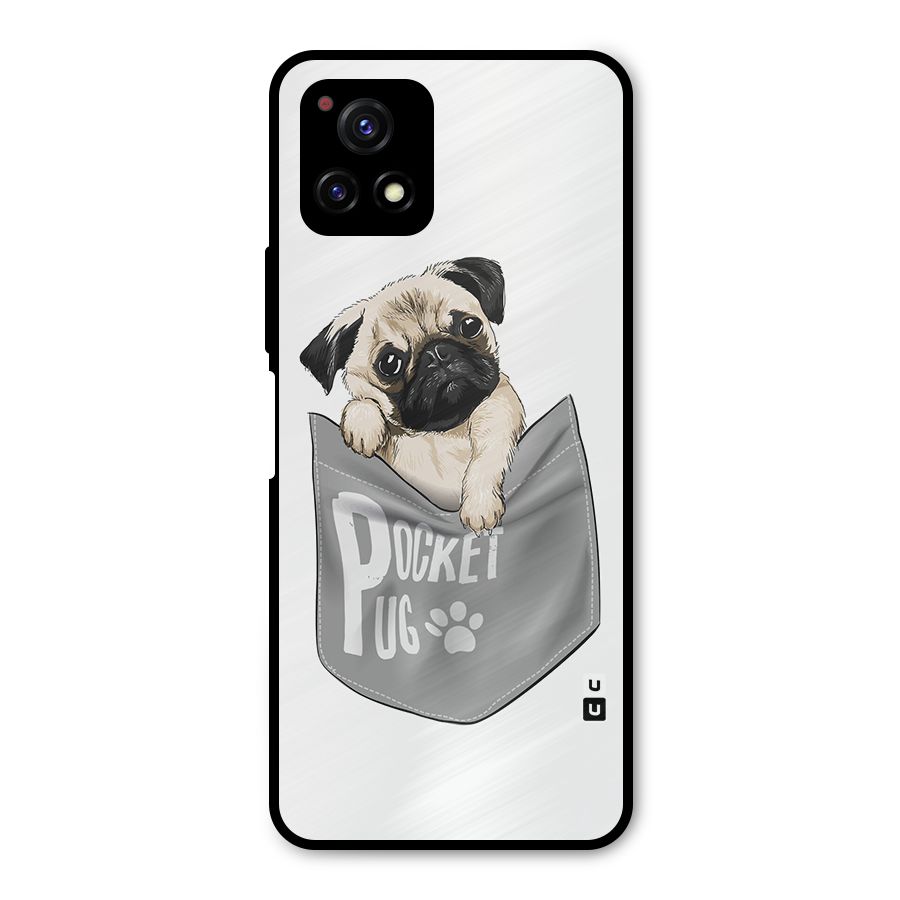 Pocket Pug Metal Back Case for Vivo Y72 5G