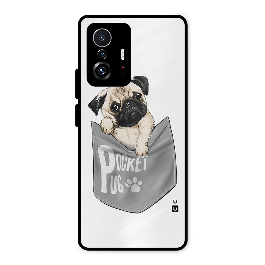 Pocket Pug Metal Back Case for Xiaomi 11T Pro