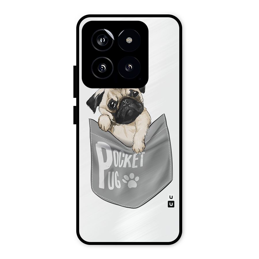 Pocket Pug Metal Back Case for Xiaomi 14