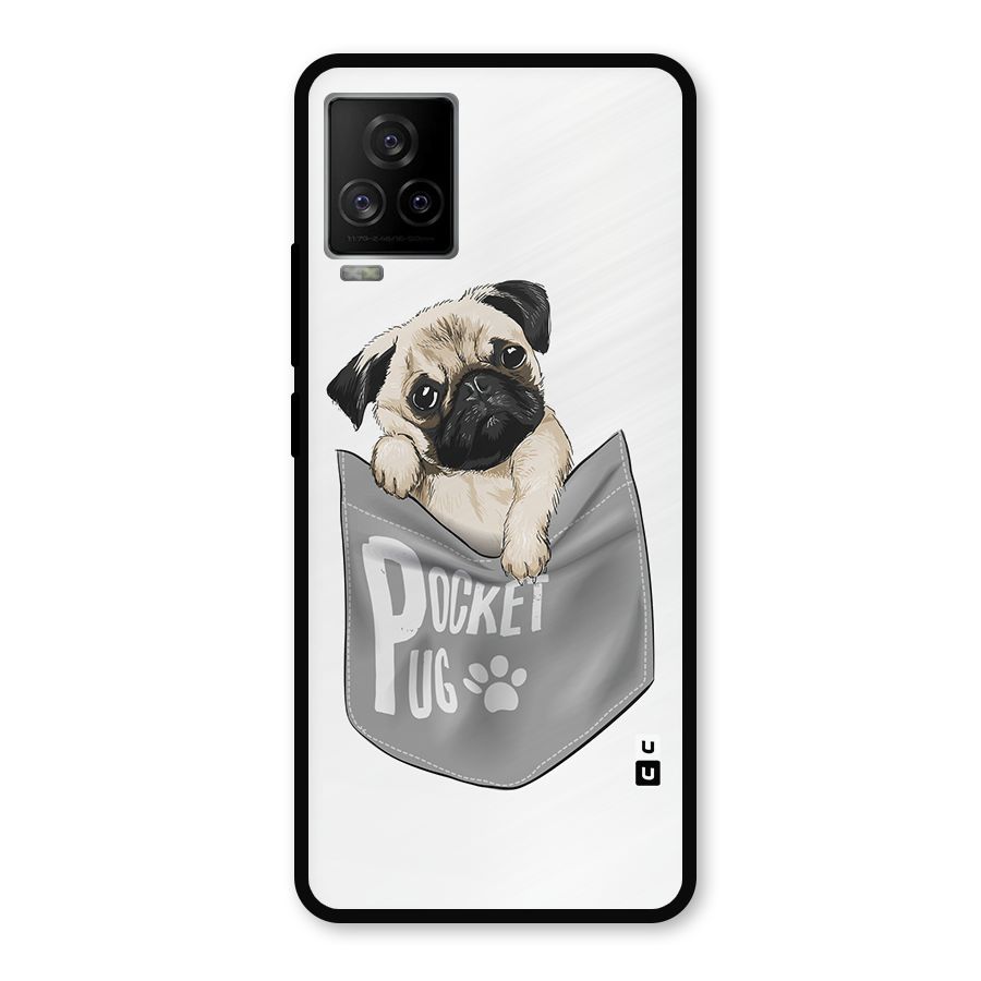 Pocket Pug Metal Back Case for iQOO 7 Legend 5G