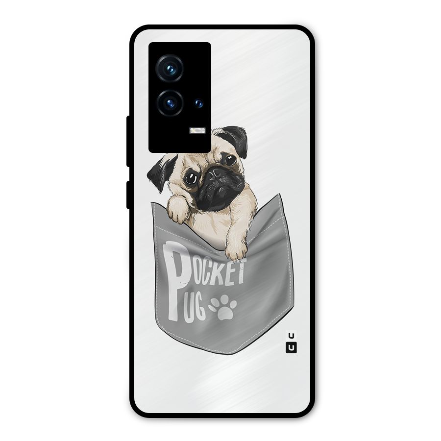 Pocket Pug Metal Back Case for iQOO 9 5G