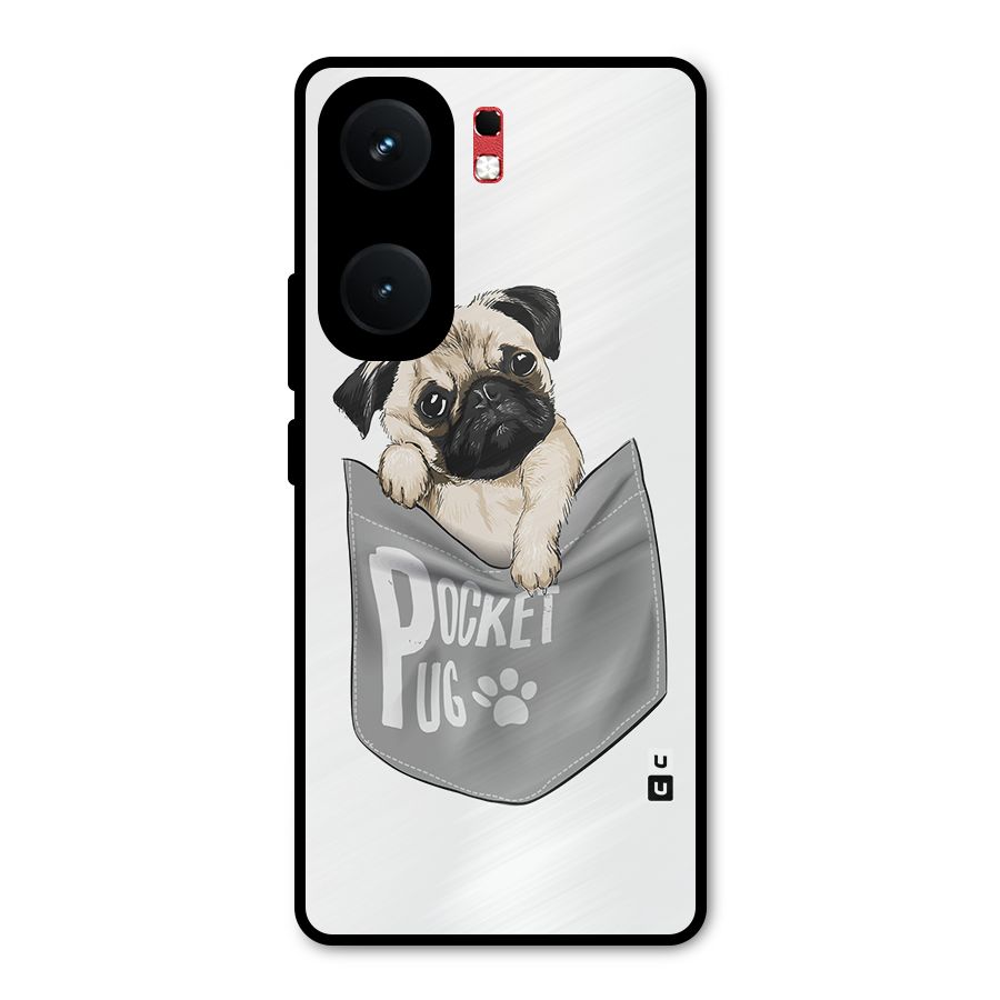 Pocket Pug Metal Back Case for iQOO Neo 9 Pro