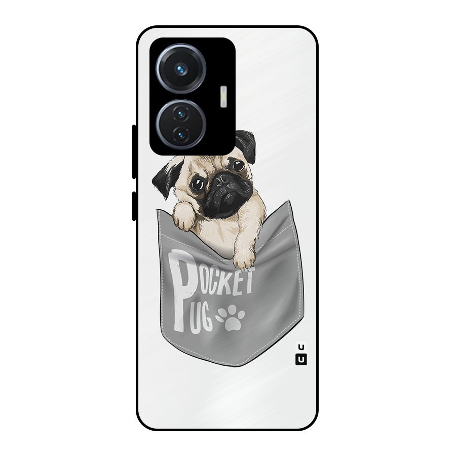 Pocket Pug Metal Back Case for iQOO Z6 44W