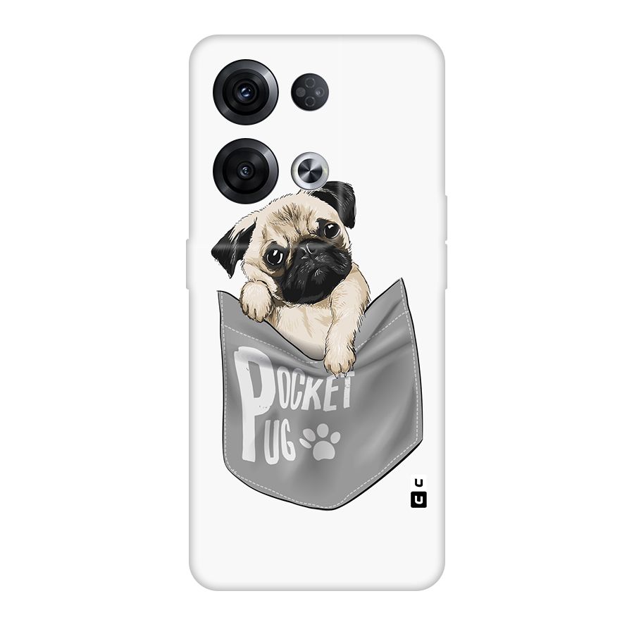 Pocket Pug Original Polycarbonate Back Case for Oppo Reno8 Pro 5G