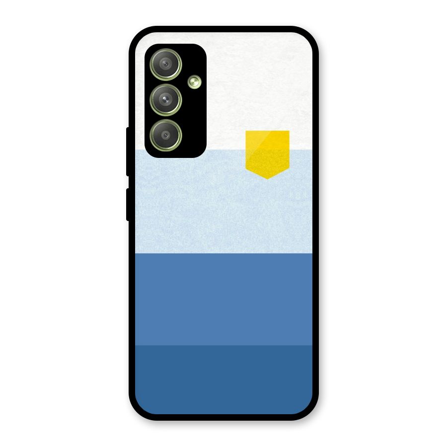 Pocket Stripes. Glass Back Case for Galaxy A54