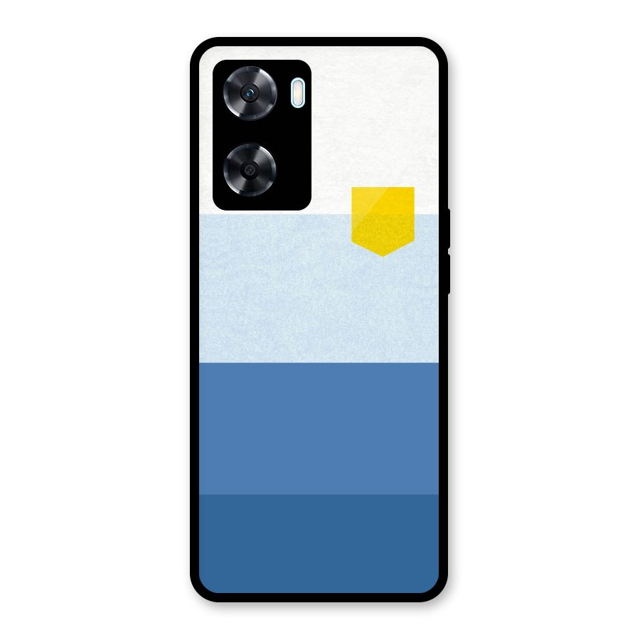 Pocket Stripes. Glass Back Case for Oppo A77s