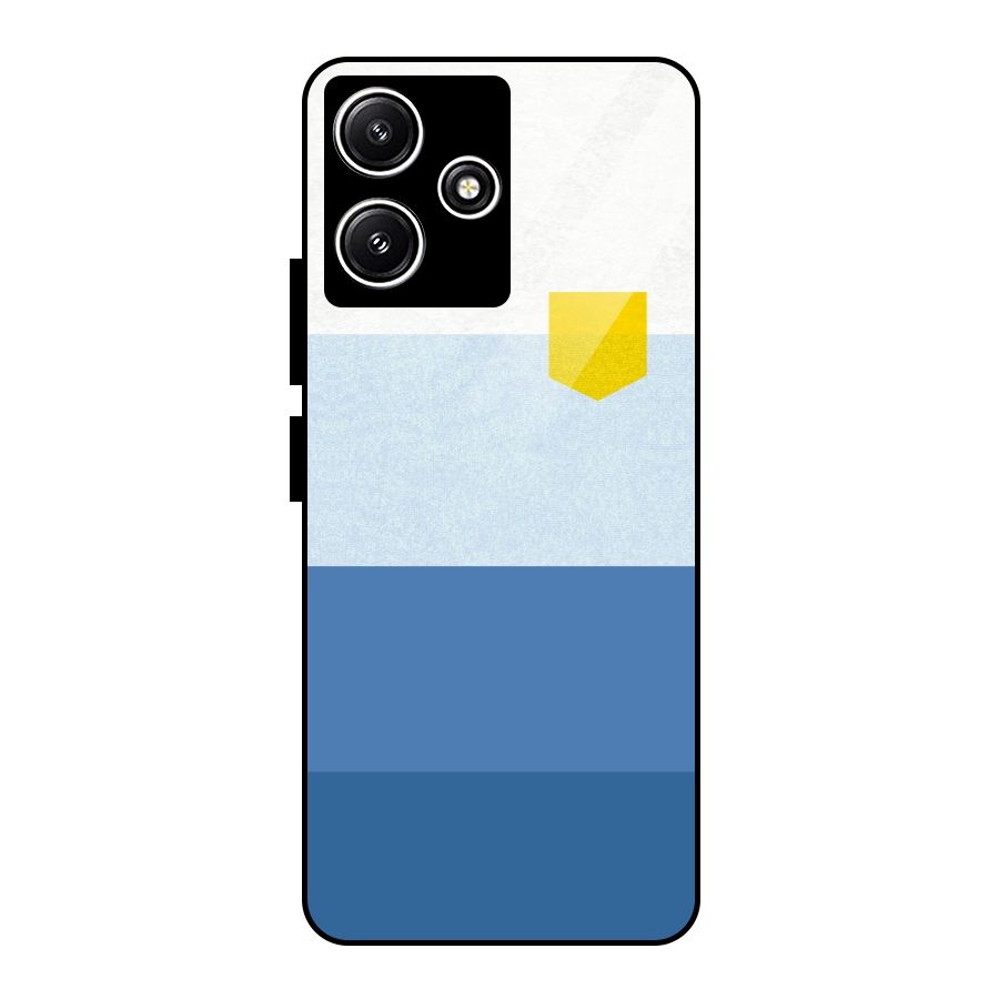 Pocket Stripes. Glass Back Case for Redmi 12 5G
