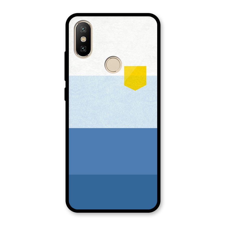 Pocket Stripes. Glass Back Case for Redmi A2