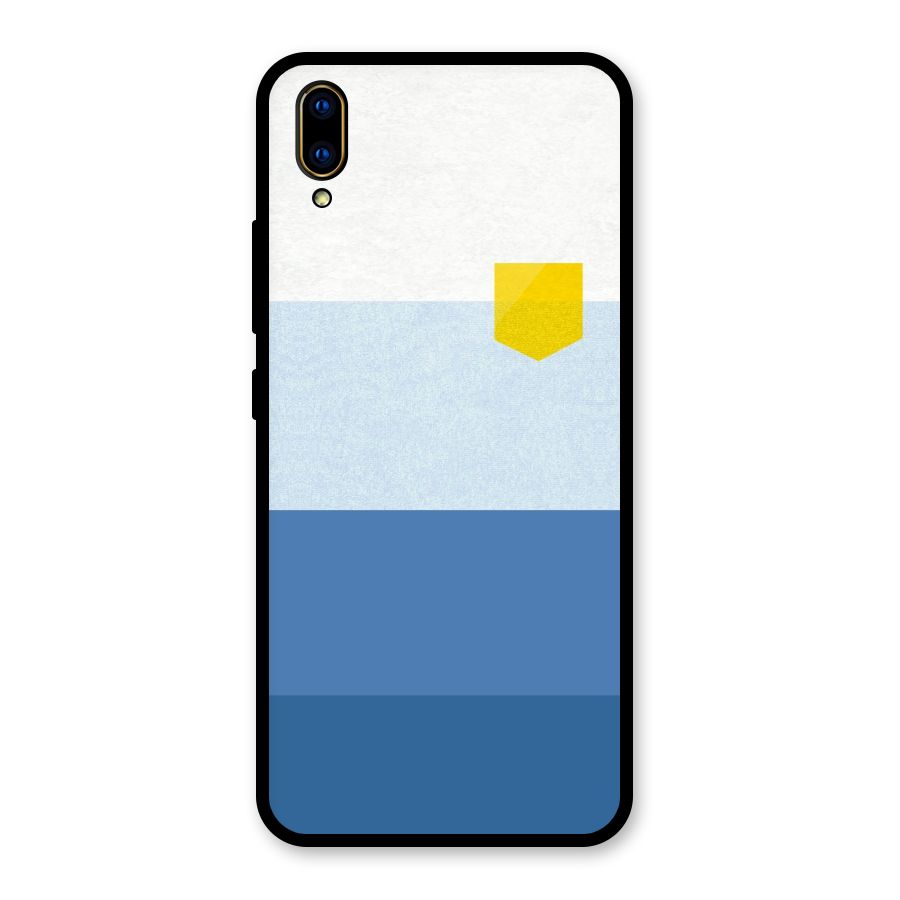 Pocket Stripes. Glass Back Case for Vivo V11 Pro