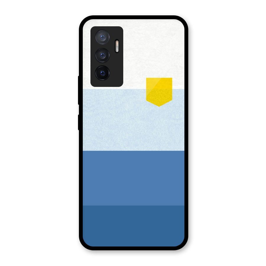 Pocket Stripes. Glass Back Case for Vivo V23e
