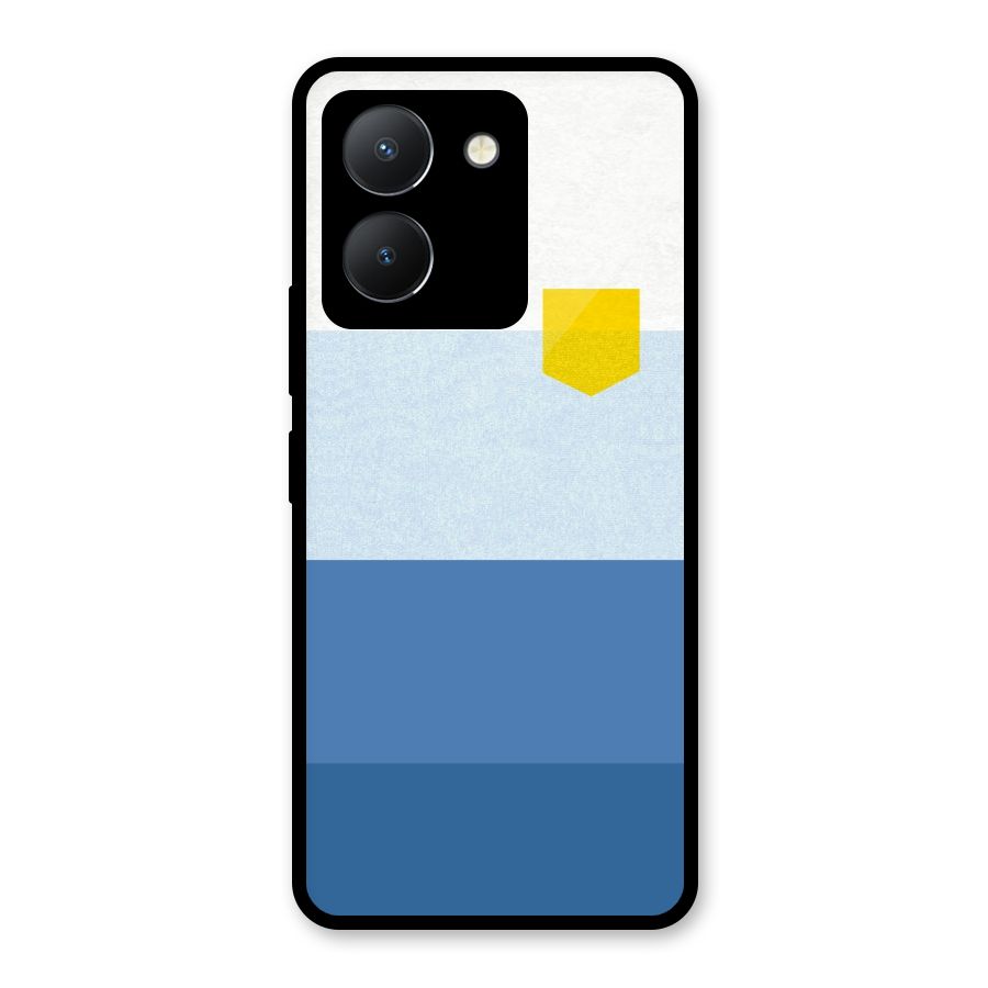 Pocket Stripes. Glass Back Case for Vivo Y36