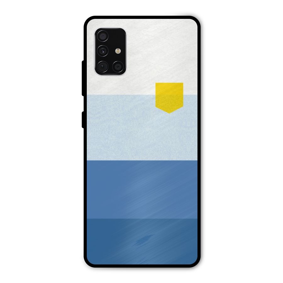Pocket Stripes. Metal Back Case for Galaxy A51