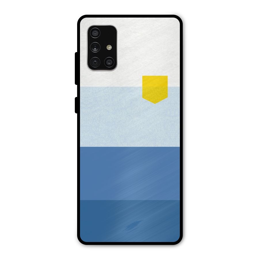 Pocket Stripes. Metal Back Case for Galaxy A71