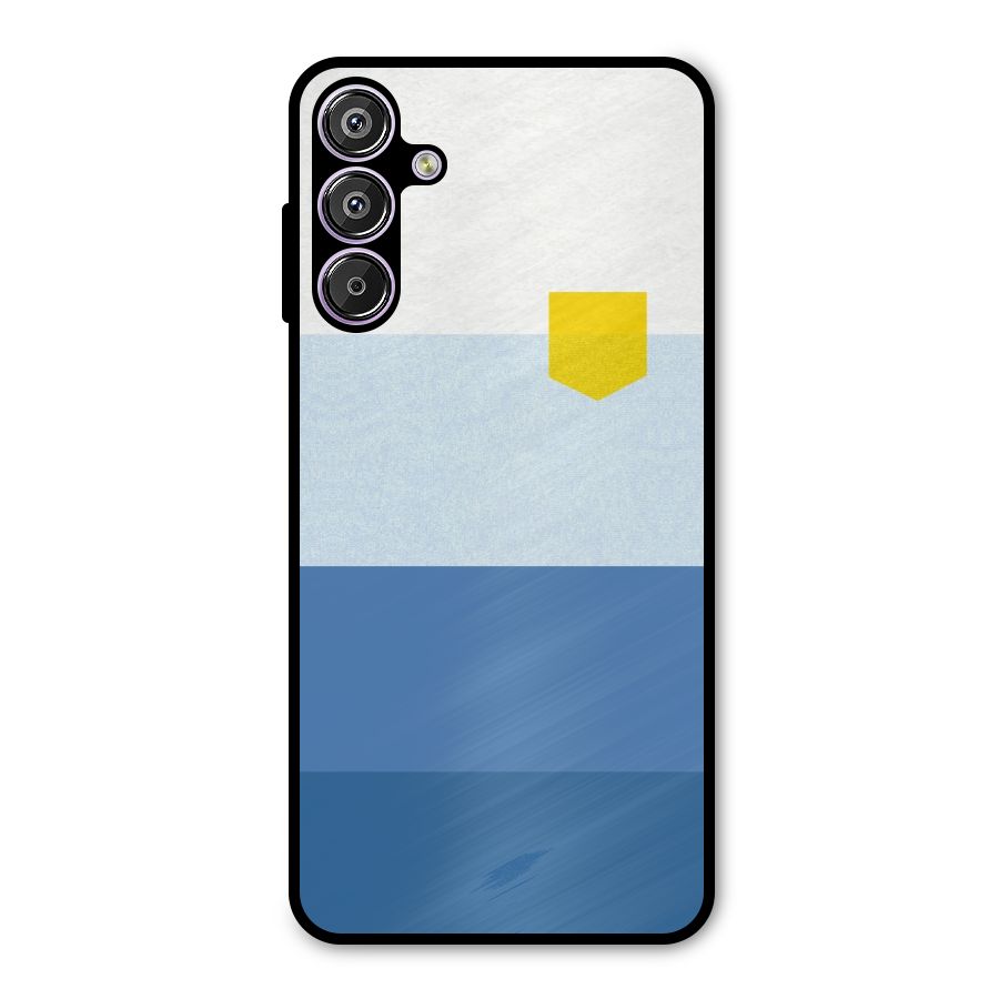 Pocket Stripes. Metal Back Case for Galaxy M15