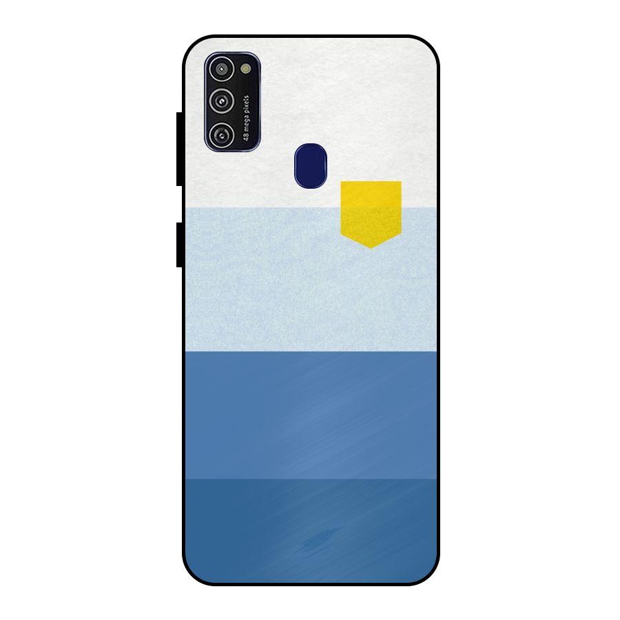 Pocket Stripes. Metal Back Case for Galaxy M30s