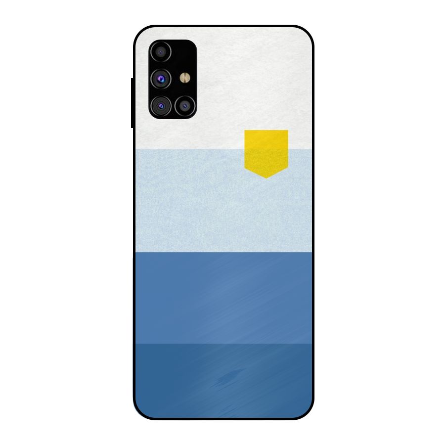 Pocket Stripes. Metal Back Case for Galaxy M31s