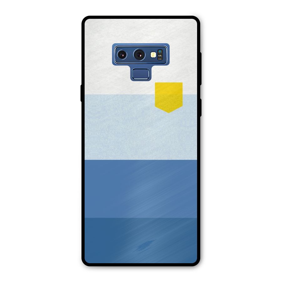 Pocket Stripes. Metal Back Case for Galaxy Note 9