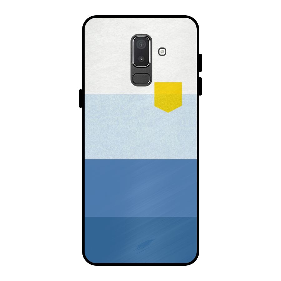 Pocket Stripes. Metal Back Case for Galaxy On8 (2018)