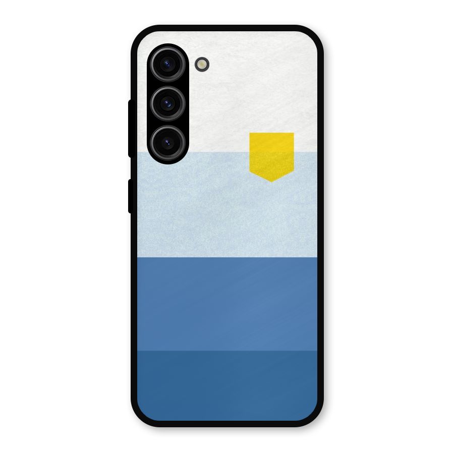 Pocket Stripes. Metal Back Case for Galaxy S23
