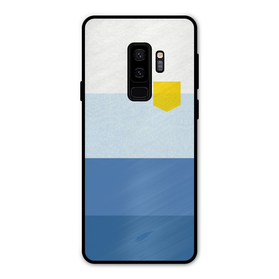 Pocket Stripes. Metal Back Case for Galaxy S9 Plus
