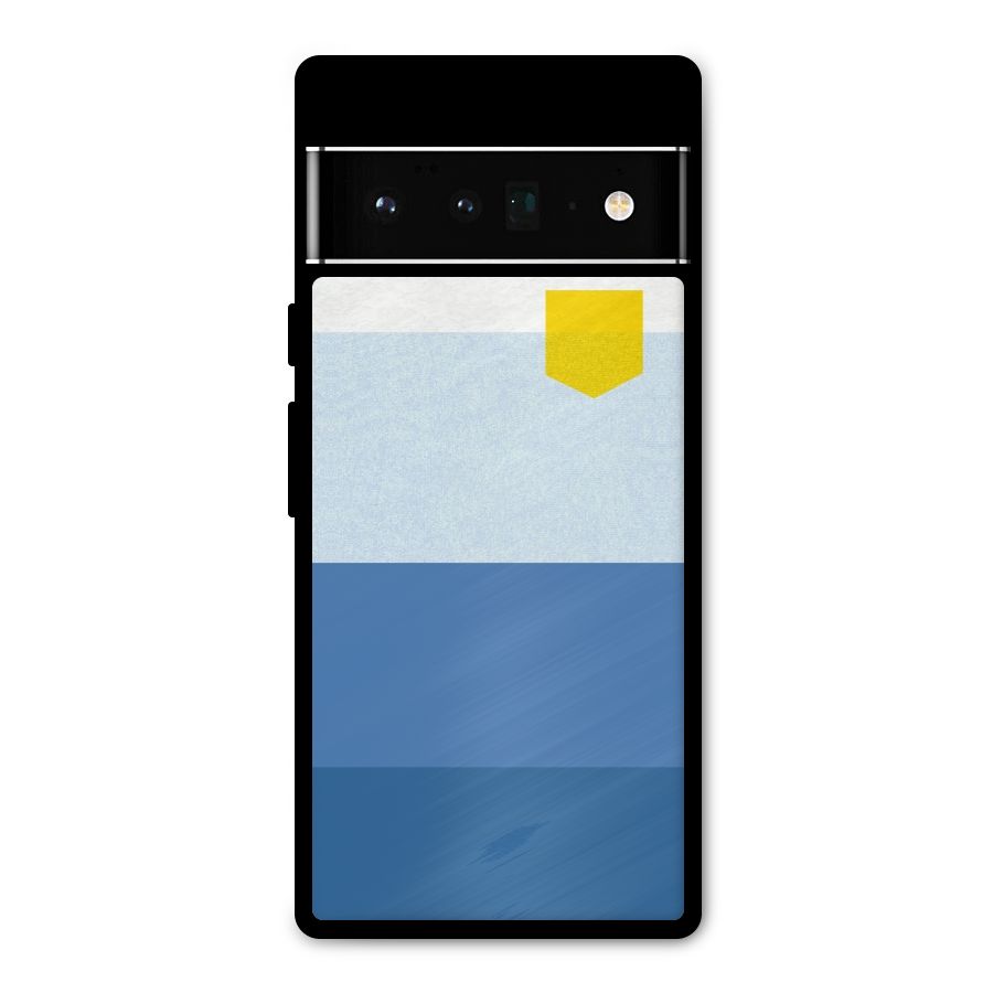 Pocket Stripes. Metal Back Case for Google Pixel 6 Pro
