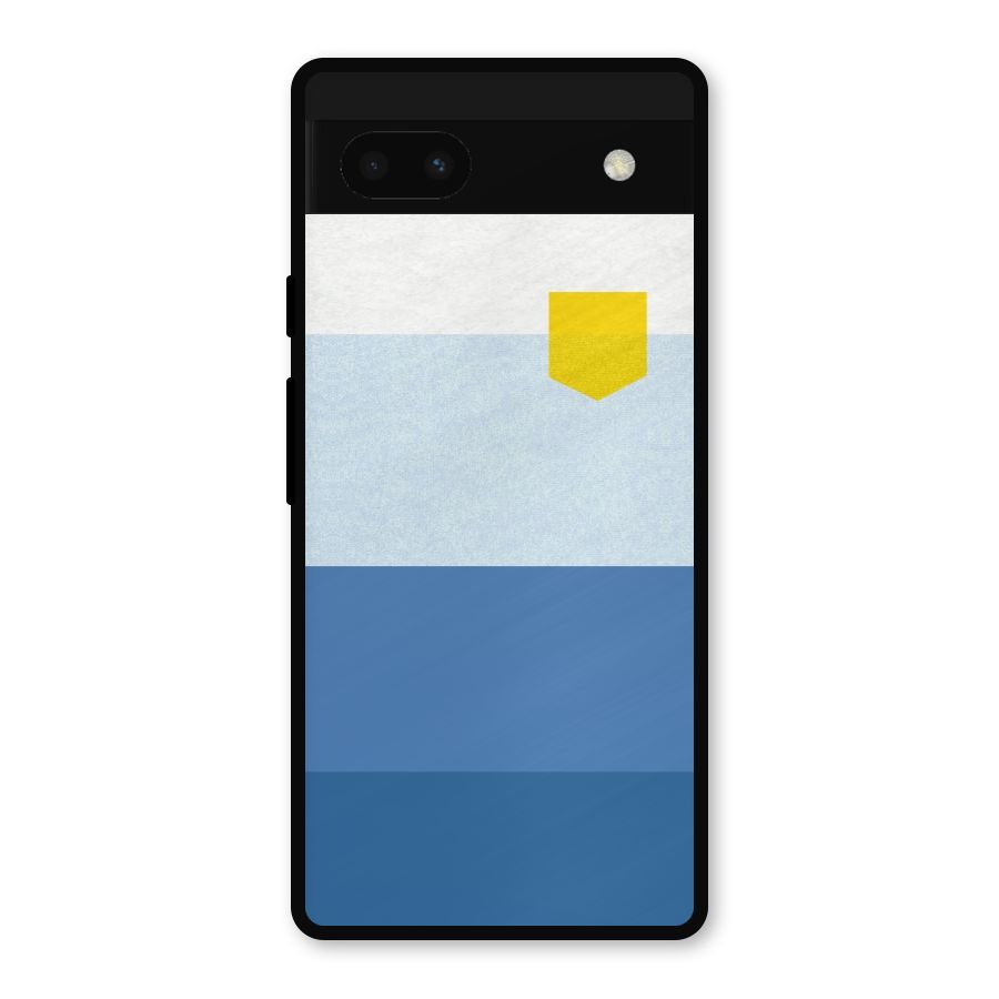 Pocket Stripes. Metal Back Case for Google Pixel 6a