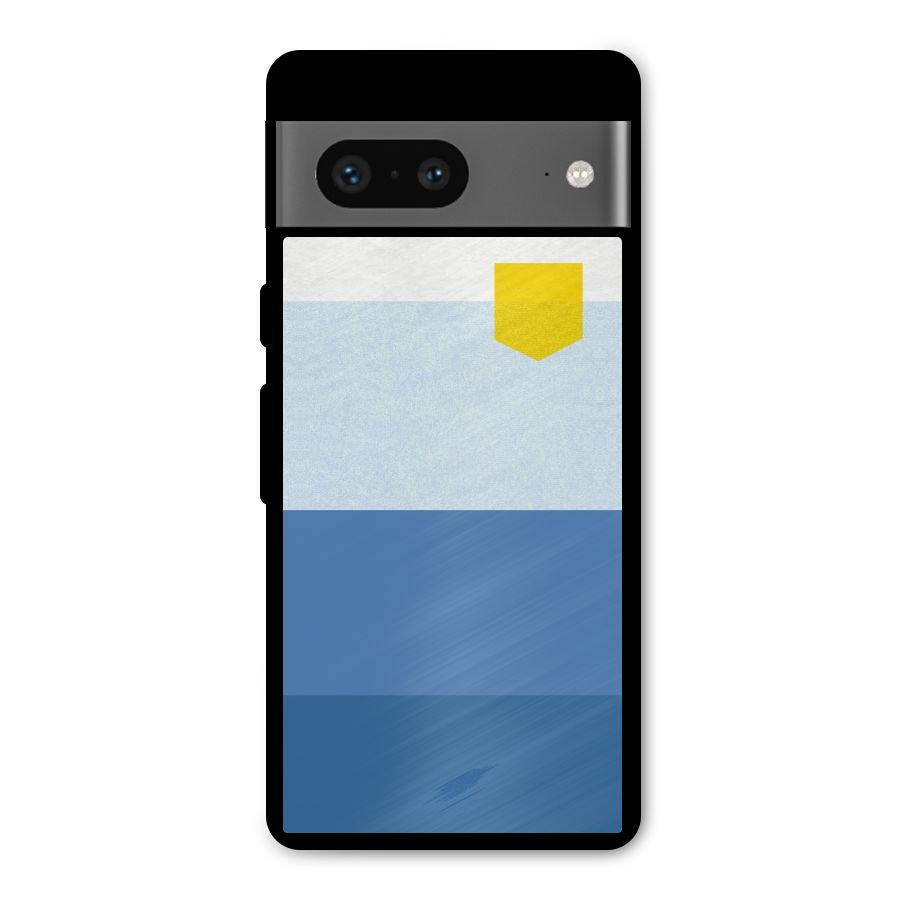 Pocket Stripes. Metal Back Case for Google Pixel 7