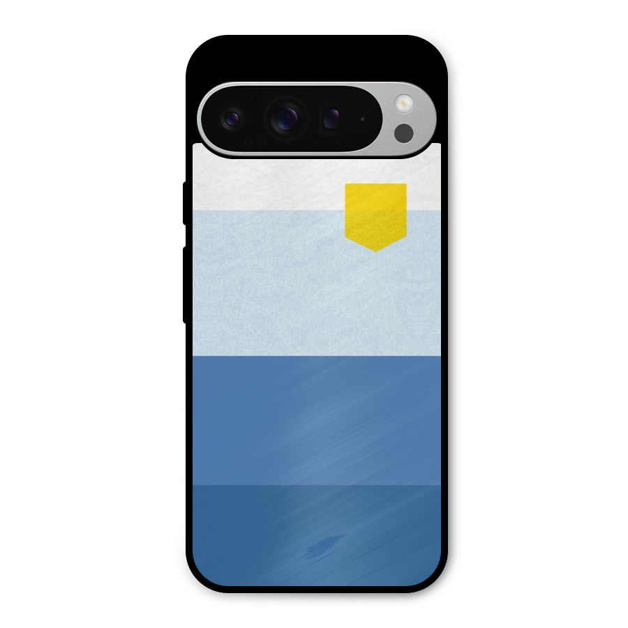 Pocket Stripes. Metal Back Case for Google Pixel 9 Pro XL