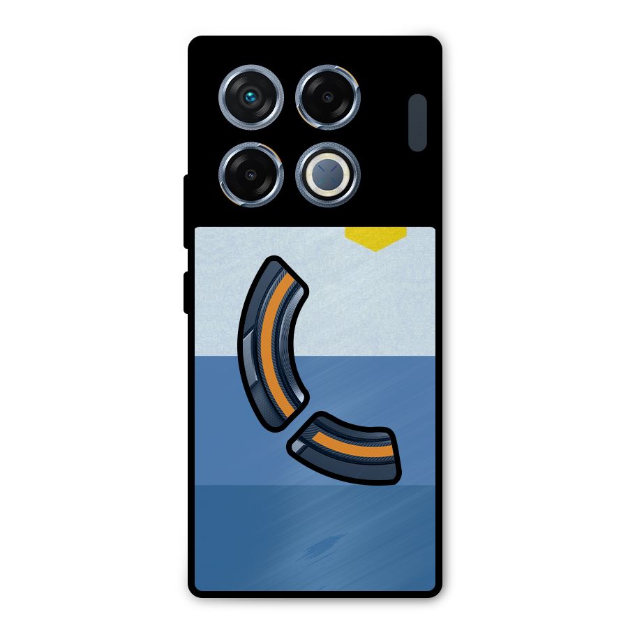 Pocket Stripes. Metal Back Case for Infinix GT 20 Pro