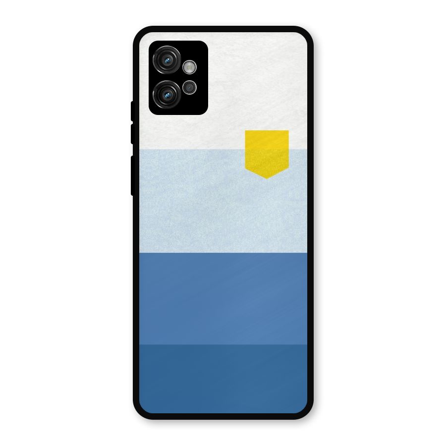Pocket Stripes. Metal Back Case for Moto G32
