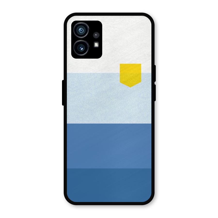 Pocket Stripes. Metal Back Case for Nothing Phone 1
