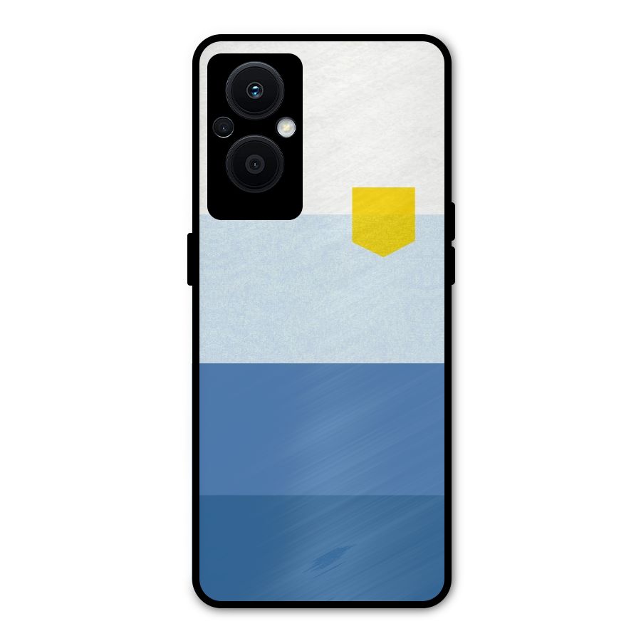 Pocket Stripes. Metal Back Case for Oppo F21 Pro 5G