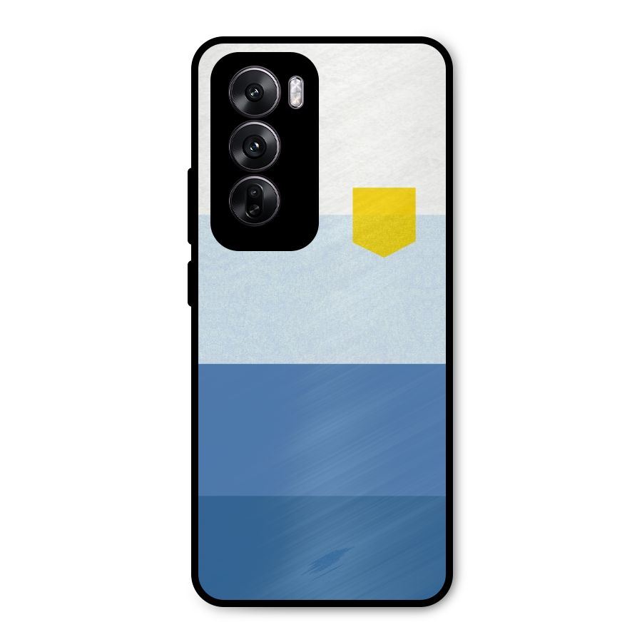 Pocket Stripes. Metal Back Case for Oppo Reno12