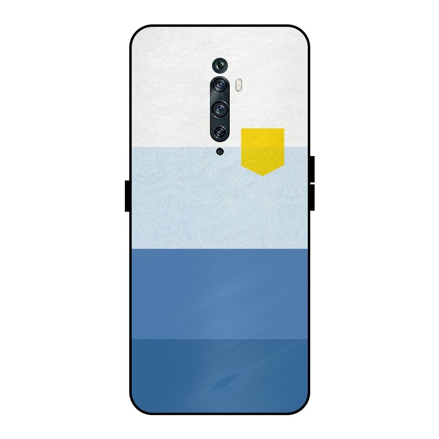 Pocket Stripes. Metal Back Case for Oppo Reno2 Z