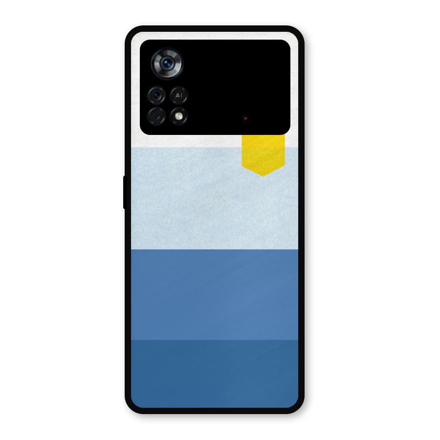 Pocket Stripes. Metal Back Case for Poco X4 Pro 5G