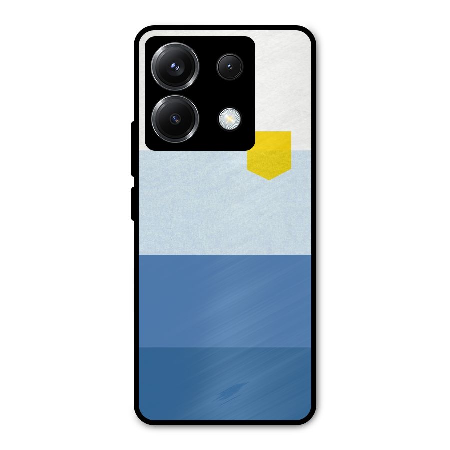 Pocket Stripes. Metal Back Case for Poco X6