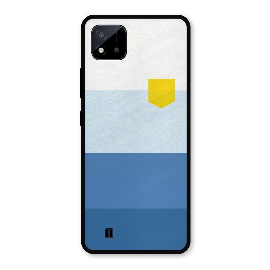Pocket Stripes. Metal Back Case for Realme C11 2021