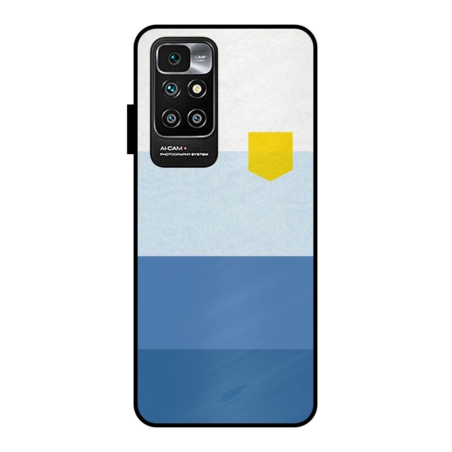 Pocket Stripes. Metal Back Case for Redmi 10 Prime