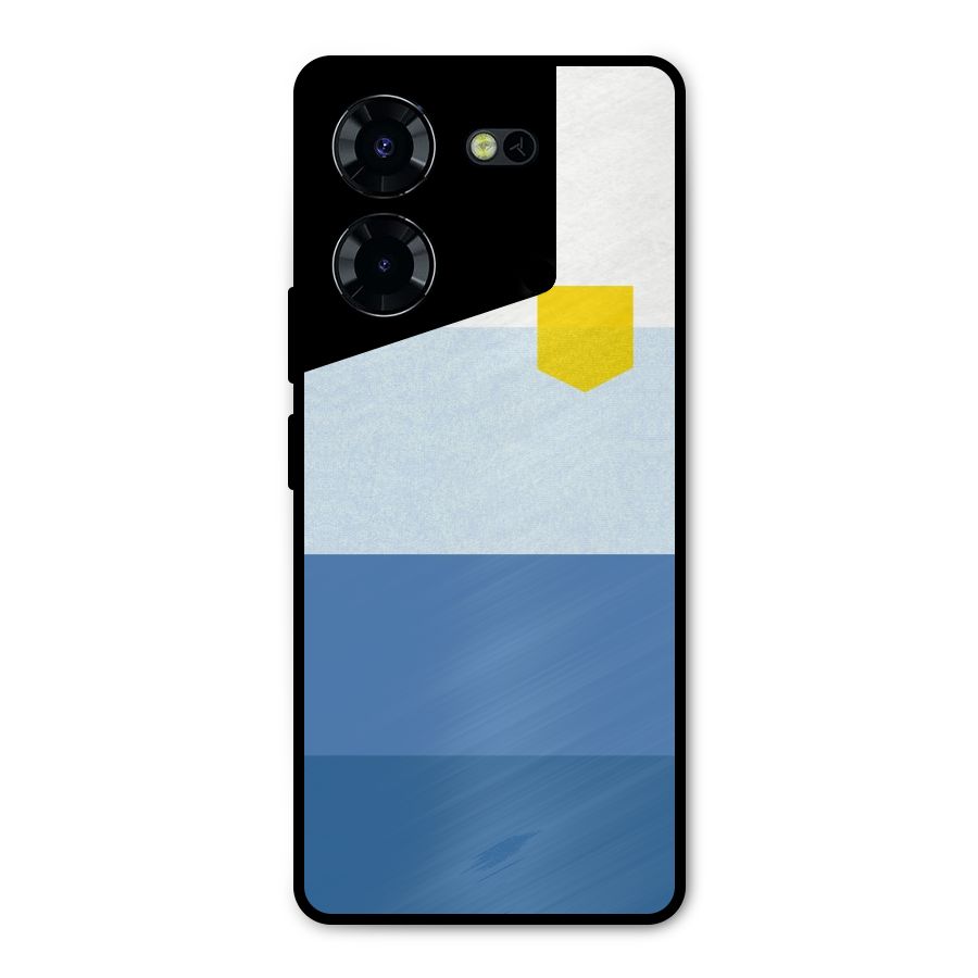 Pocket Stripes. Metal Back Case for Tecno Pova 5 Pro 5G