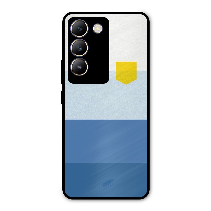 Pocket Stripes. Metal Back Case for Vivo T3 5G