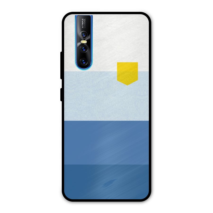 Pocket Stripes. Metal Back Case for Vivo V15 Pro
