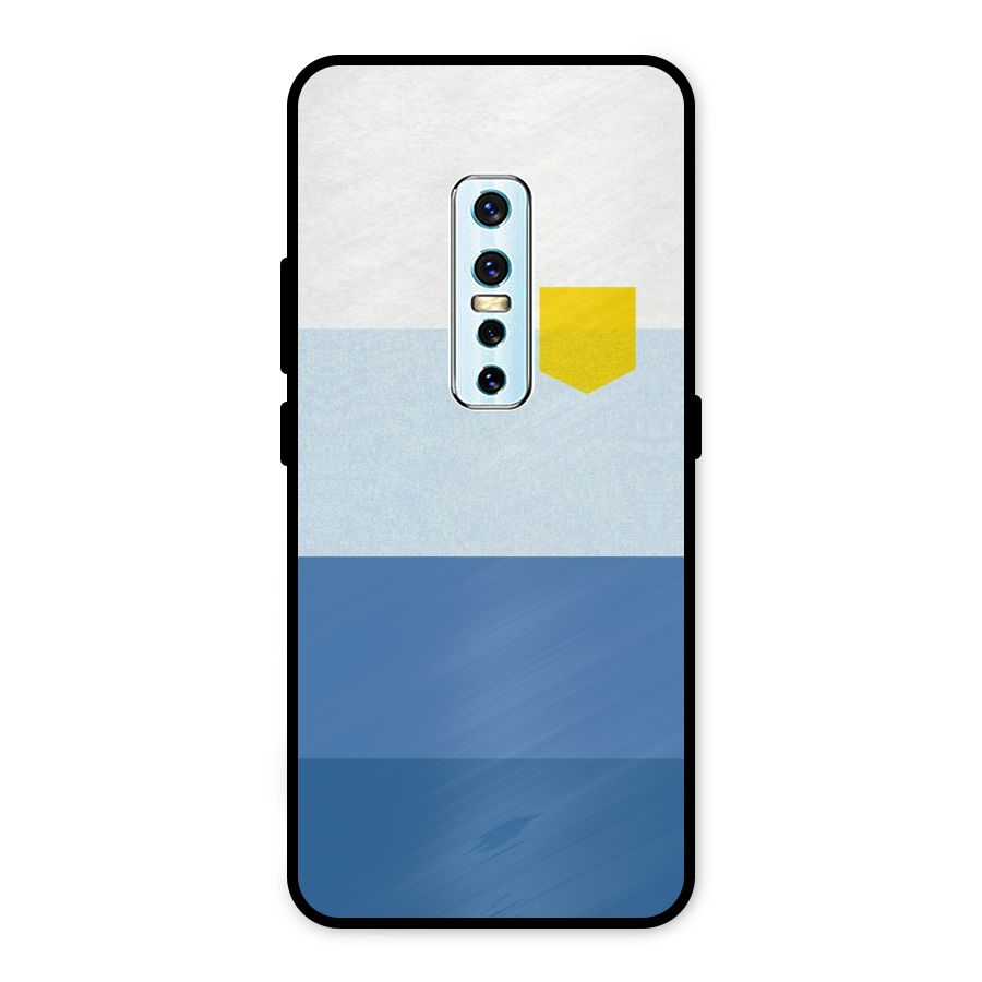 Pocket Stripes. Metal Back Case for Vivo V17 Pro