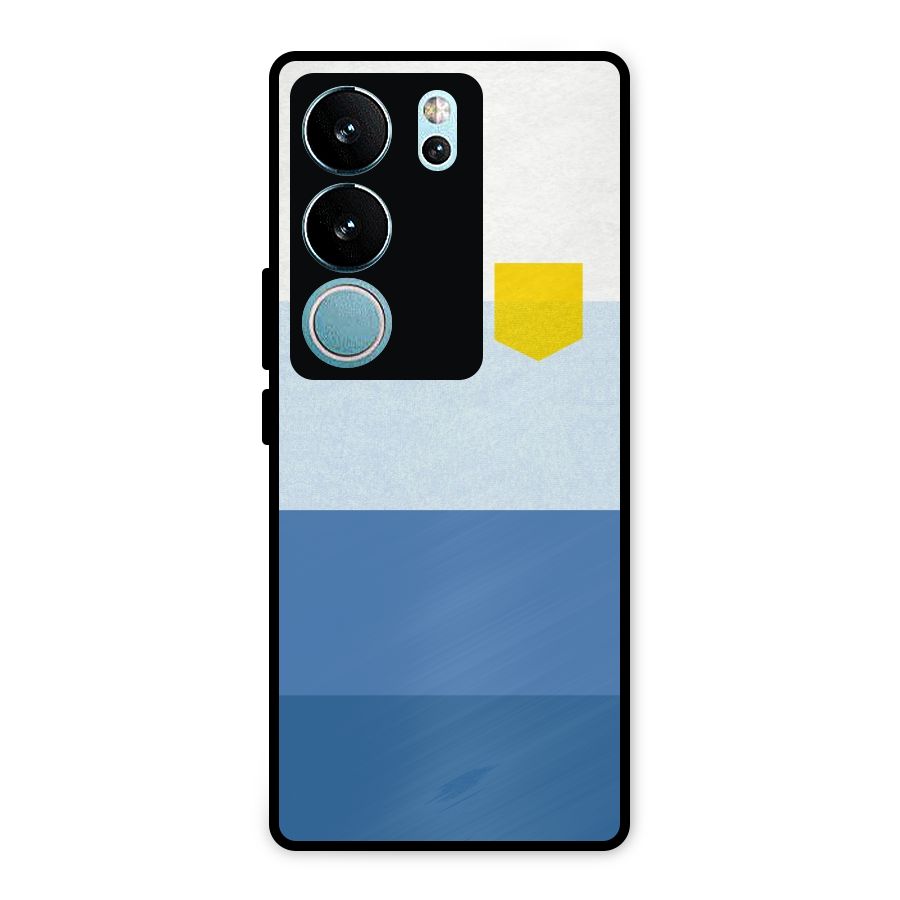 Pocket Stripes. Metal Back Case for Vivo V29