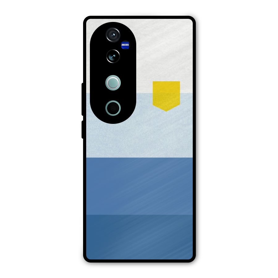 Pocket Stripes. Metal Back Case for Vivo V40 Pro