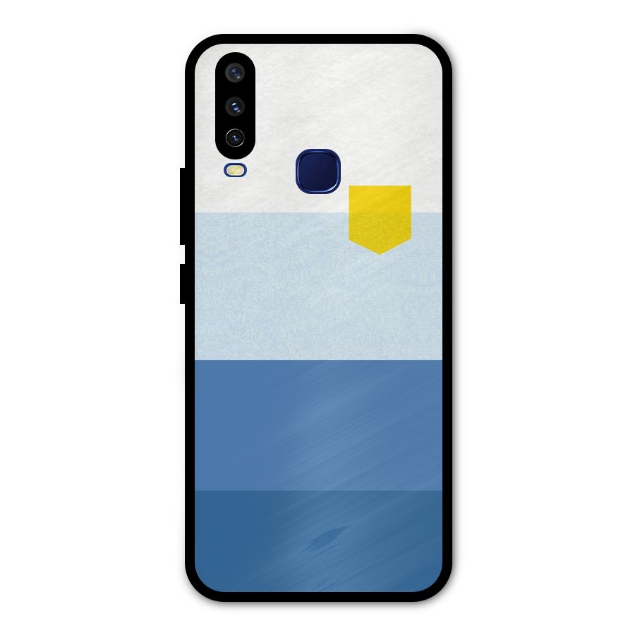Pocket Stripes. Metal Back Case for Vivo Y12