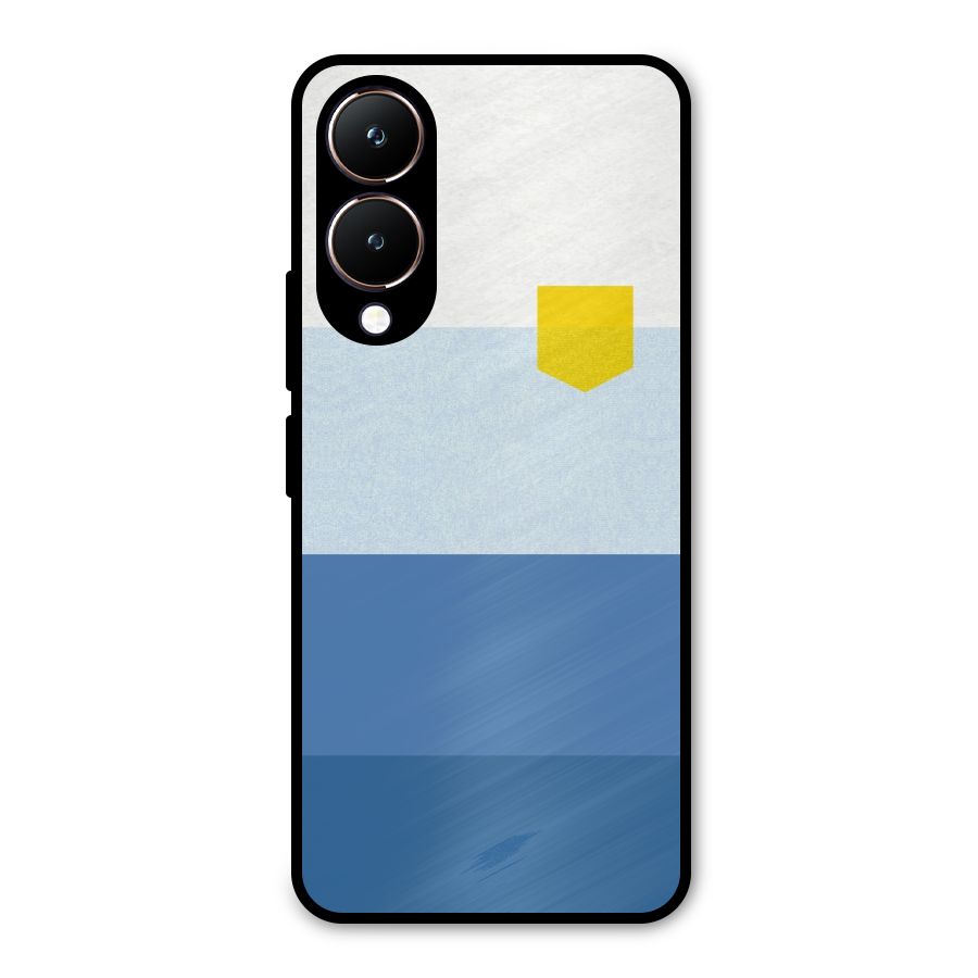 Pocket Stripes. Metal Back Case for Vivo Y28