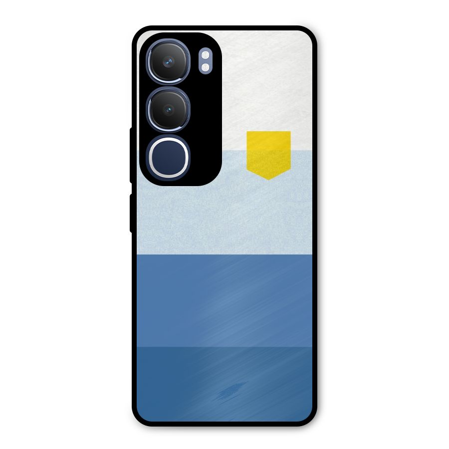 Pocket Stripes. Metal Back Case for Vivo Y29