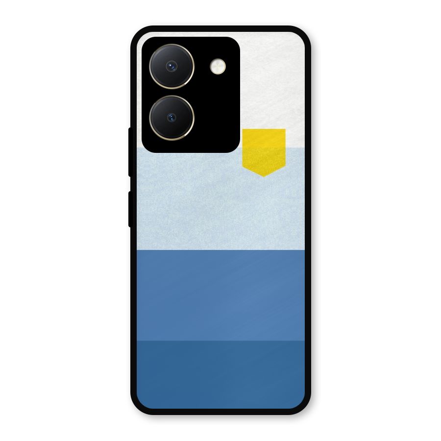 Pocket Stripes. Metal Back Case for Vivo Y36