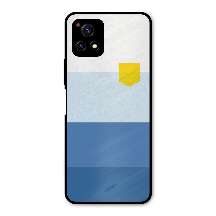 Pocket Stripes. Metal Back Case for Vivo Y72 5G
