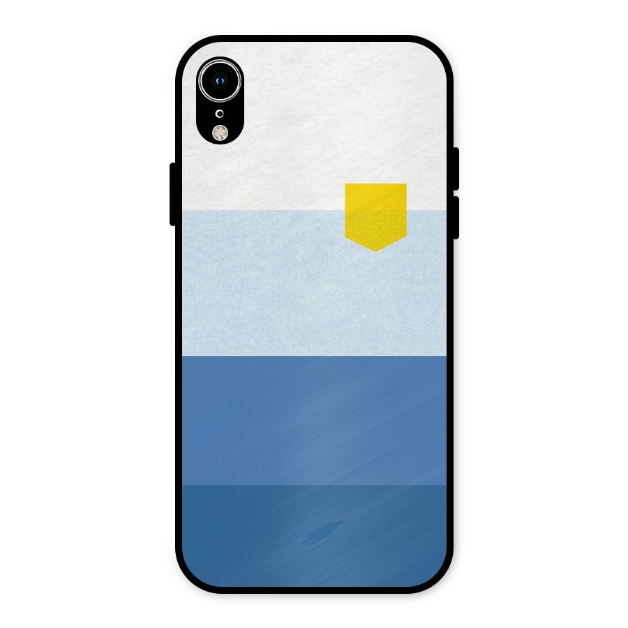 Pocket Stripes. Metal Back Case for iPhone XR